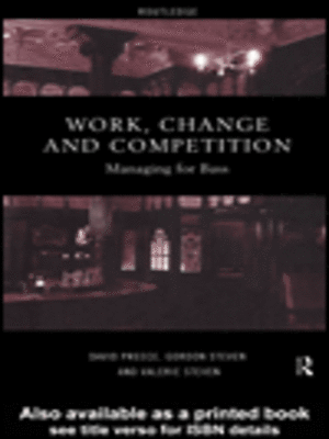 cover image of Work, Change and Competition